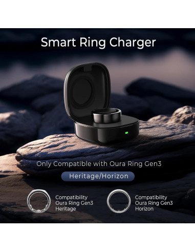 Funda de Carga Inalámbrica Bachenpny para Anillo Oura 9