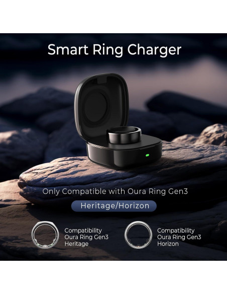 Funda de Carga Inalámbrica Bachenpny para Anillo Oura 9
