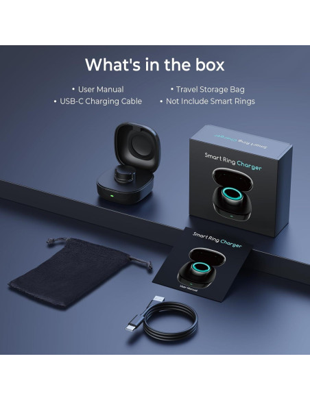 Funda de Carga Inalámbrica Bachenpny para Anillo Oura 9