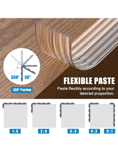 Protector de Esquina de Pared MONOID 1.18x6ft Transparente