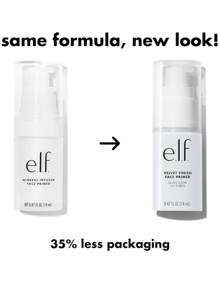 Primer Facial e.l.f. Vegano 13.93 ml - Rellena Líneas Finas