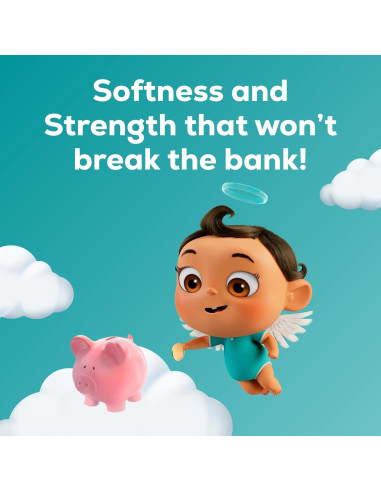 Papel Higiénico Angel Soft Mega 16 Rollos 320 Hojas 2 Capas