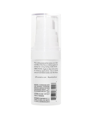 Primer Facial e.l.f. Vegano 13.93 ml - Rellena Líneas Finas