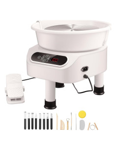 Rueda de Alfarería VEVOR 28cm 450W Pantalla Táctil LCD