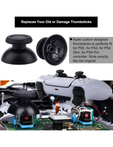 Reemplazo Joysticks Analógicos 3D Ikpek para PS5 - 6 Piezas