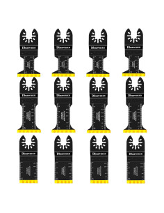 Cuchillas Oscilantes de Titanio Dbsawmxn 12PCS para Metal y Madera