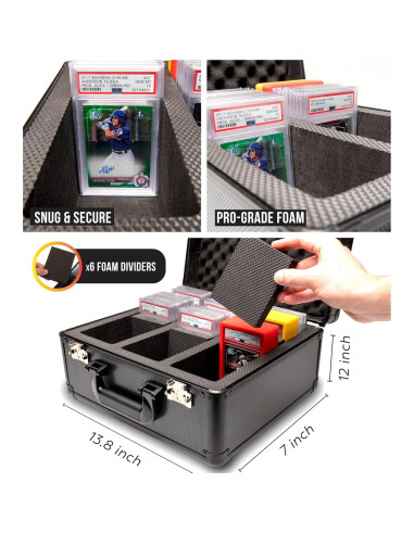 Caja de Almacenamiento para Tarjetas Graduadas PSA Panopply 3 Filas