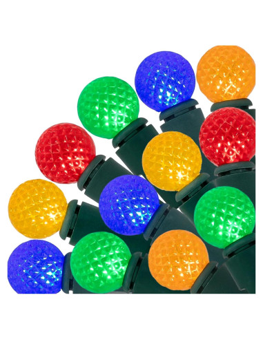 Luces de Navidad LED G12 Chillkat 60 Bombillas Multicolor 6.1m