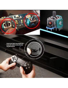 4 Piezas Joystick Analógico 3D Onyehn para PS4 2