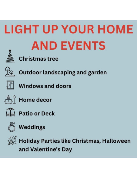 Luces de Navidad LED G12 Chillkat 60 Bombillas Multicolor 6.1m