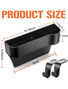 Organizador de Asientos Nisstiiv con Portavasos y USB 2
