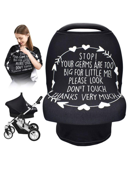 Cubierta de Asiento de Coche Metplus para Bebés - Negro