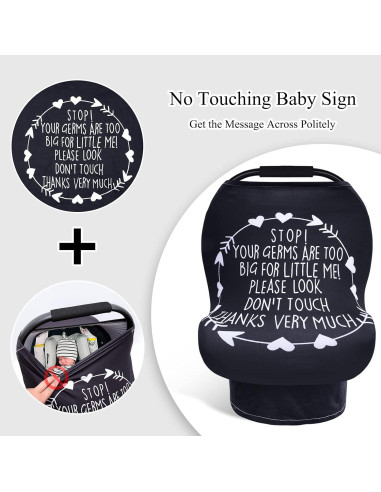 Cubierta de Asiento de Coche Metplus para Bebés - Negro