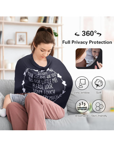 Cubierta de Asiento de Coche Metplus para Bebés - Negro