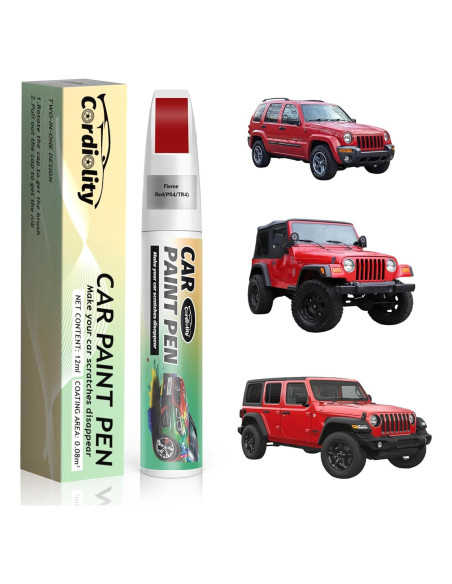 Pintura de Retoque Cardiality Rojo Llama PR4/TR4 para Jeep