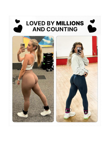 Correa de Tobillo DMoose para Máquina de Cable - Rosa