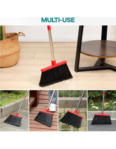 Escoba Exterior PBHEPJ con Mango de Acero Inoxidable 147 cm