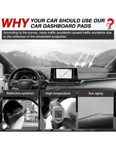 Cubierta de tablero Autorder para Toyota Sienna 2021-2024 2