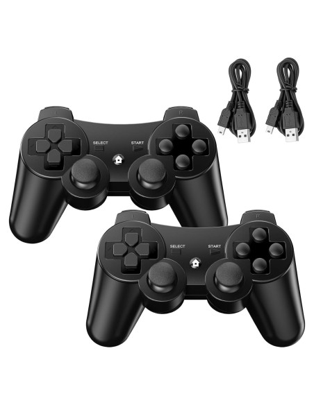 Controladores Diswoe para PS3 - Paquete de 2 Inalámbricos