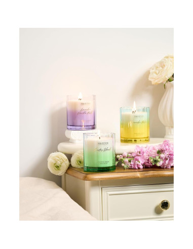 Vela Aromática M&SENSE Melón y Pepino 300g Cera Soja 60h