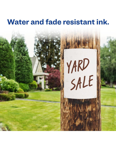 Marcadores Permanentes Avery Marks-A-Lot Marrón 12 Unidades