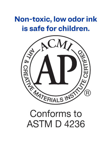 Marcadores Permanentes Avery Marks-A-Lot Marrón 12 Unidades