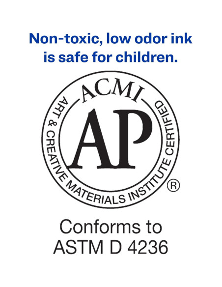 Marcadores Permanentes Avery Marks-A-Lot Marrón 12 Unidades