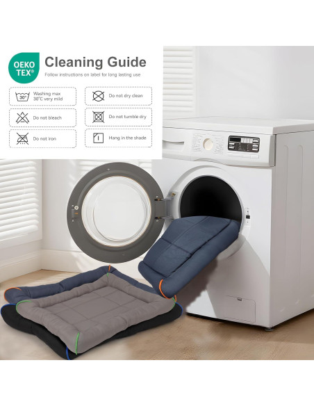 Cama para Perros YUUHENG Impermeable Negra 61x46cm Tamaño S