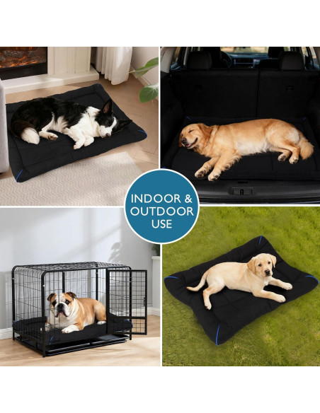 Cama para Perros YUUHENG Impermeable Negra 61x46cm Tamaño S