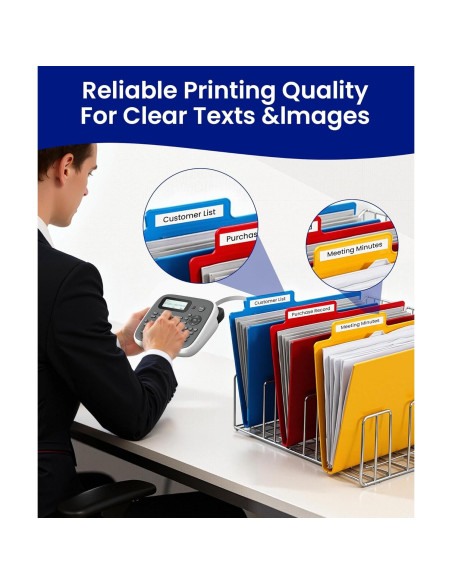 Máquina de Etiquetas VolenGo D210S Portátil 12mm Impermeable