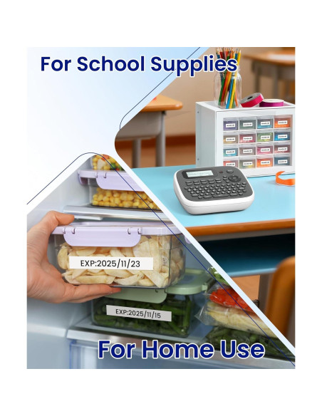 Máquina de Etiquetas VolenGo D210S Portátil 12mm Impermeable