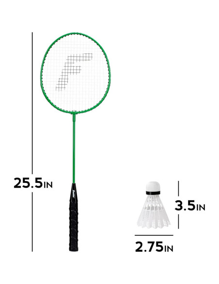 Conjunto de Raquetas de Bádminton Franklin Sports LED 2 Jugadores