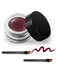 Delineador de Gel Impermeable Erinde 07 Rosa Seco con 2 Pinceles