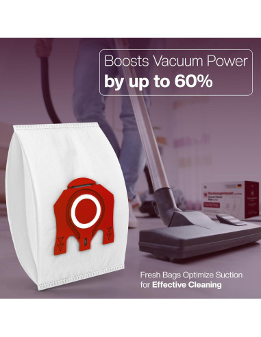 16 Bolsas de Aspiradora FJM 1E + 8 Filtros para Miele