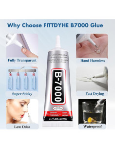 Adhesivo B7000 110 ml FITTDYHE para Manualidades y Joyería 2