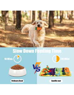 Alfombra de Olfateo para Perros Ameami 81x51 cm Lavable 2