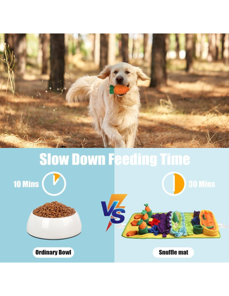 Alfombra de Olfateo para Perros Ameami 81x51 cm Lavable