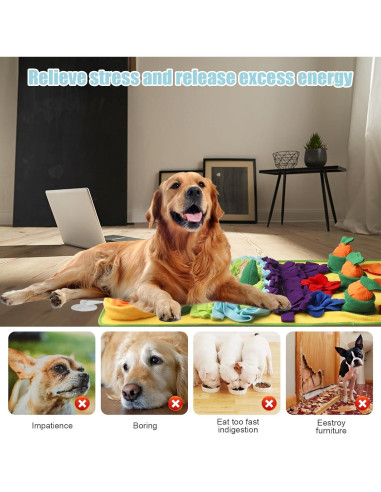 Alfombra de Olfateo para Perros Ameami 81x51 cm Lavable