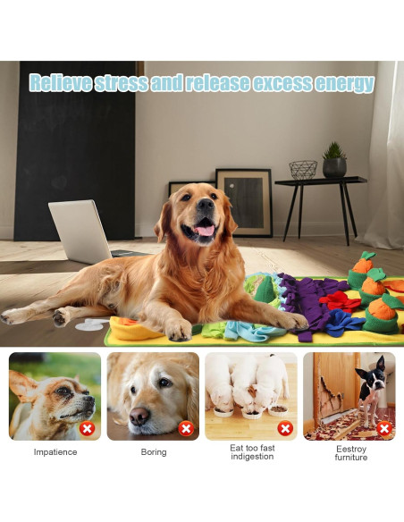 Alfombra de Olfateo para Perros Ameami 81x51 cm Lavable