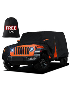 Funda Impermeable FiveFox para Jeep Wrangler 2 Puertas 1987-2025