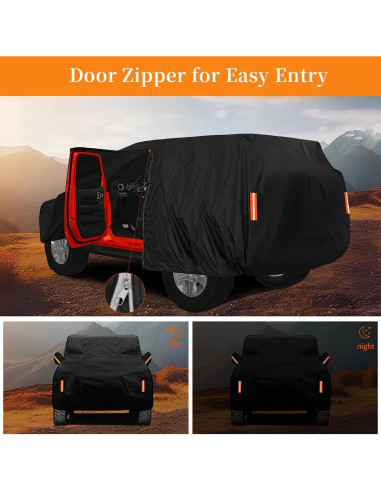 Funda Impermeable FiveFox para Jeep Wrangler 2 Puertas 1987-2025