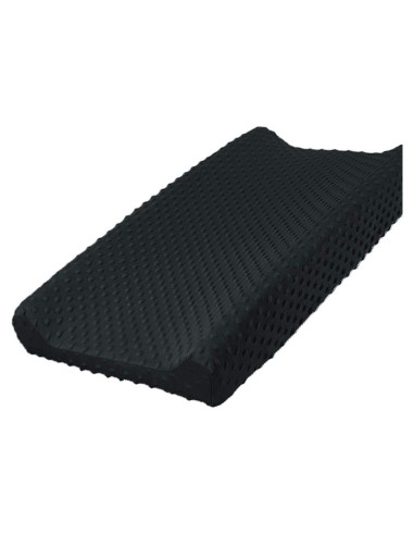 Funda de Cambiador Owlowla Minky Suave Negra 40x81 cm