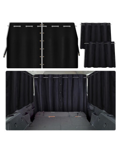 Conjunto de 3 Cortinas Opacas para Ventanas de Auto ZATOOTO