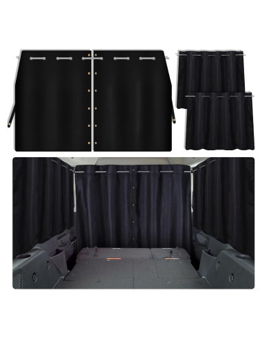 Conjunto de 3 Cortinas Opacas para Ventanas de Auto ZATOOTO