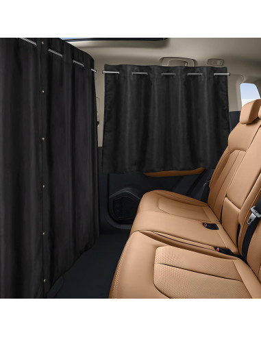 Conjunto de 3 Cortinas Opacas para Ventanas de Auto ZATOOTO