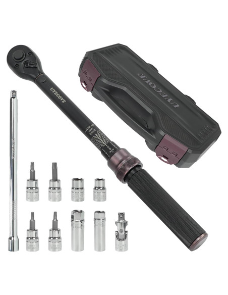 Juego de 11 Piezas de Enchufe de Bujía UYECOVE con Llave de Torque