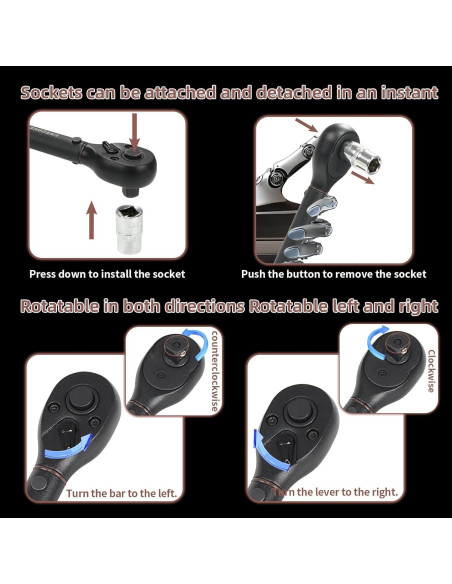 Juego de 11 Piezas de Enchufe de Bujía UYECOVE con Llave de Torque