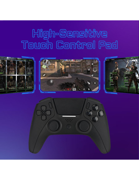 Controlador Inalámbrico XIAAGXUNA PS4 Doble Shock Negro