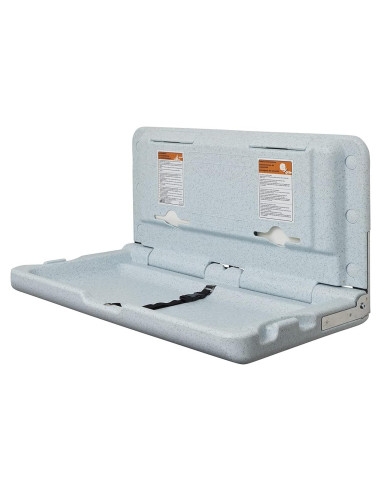 Cambiador de Bebés Montado en Pared ECR4Kids Azul/Gris