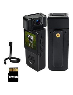 Cámara Corporal Genérico 2K con Visión Nocturna y 128GB